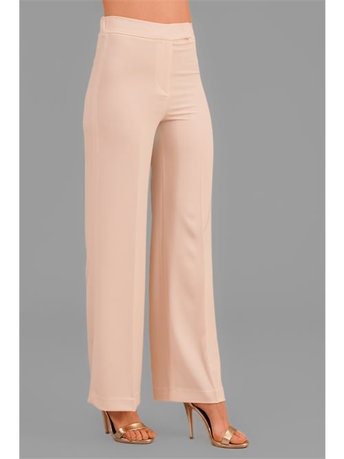 Pantalone in cady elastico federica erre | GAIA 504PANNA